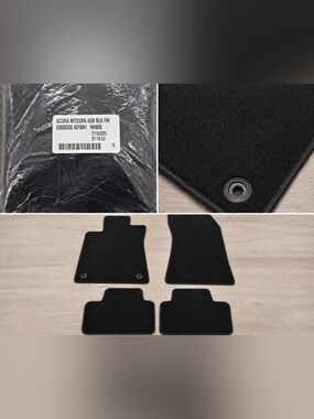 Acura Integra 4-Door Black Carpet Floor Mats new NH900L